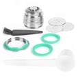 thumbnail image 2 of Kit de cápsulas de café, taza de cápsulas de café reutilizables de acero inoxidable, cápsula de café reutilizable, funcionalidad de alta precisión, 2 of 12