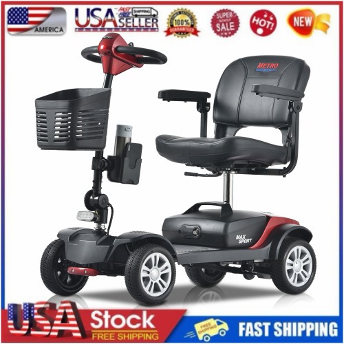 CLEARANCE! Outdoor Seniors Mobility Scooters for Handicap, 4 Wheel