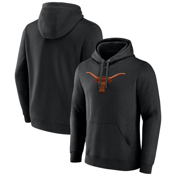 Men's Black Texas Longhorns Midnight Mascot Pullover Hoodie