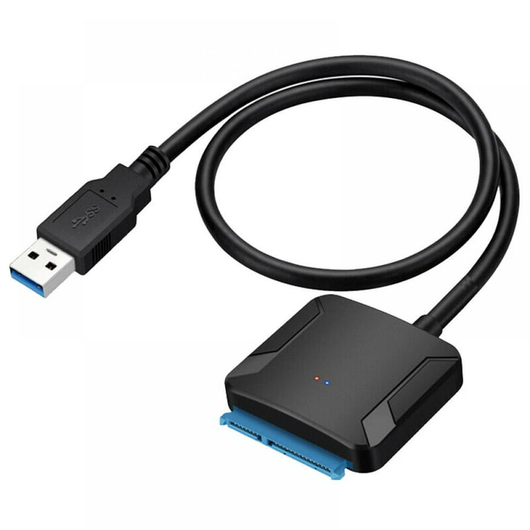 SATA to USB Cable - USB 3.0 to 2.5” SATA III Hard Drive Adapter - External  Converter for SSD/HDD Data Transfer 