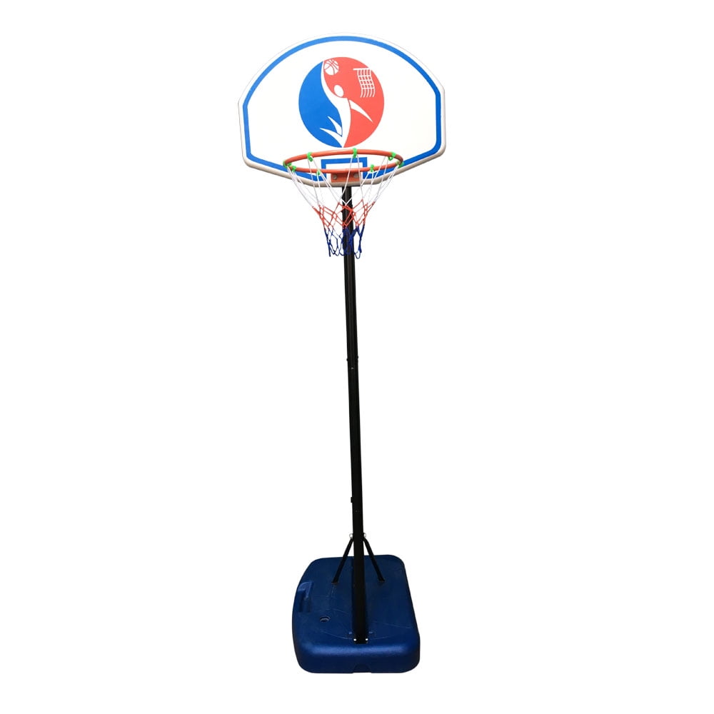 Zimtown 4.9-5.9ft Height Adjustable Basketball Hoops, Portable Basketball Goals System with Net, Rim, Backboard, for... by