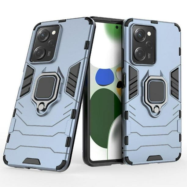Funda para Xiaomi POCO X5 PRO 5G con Soporte Anillo Giratorio 360° y Protección Resistente a Golpes y Caídas