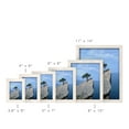 thumbnail image 2 of Grooved 6 in. x 8 in. White Picture Frame Set (Set of 4), 2 of 6