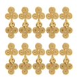 thumbnail image 2 of 10 Pairs Chinese Style Decorative Buttons, Knot Closure Buttons Fastener for Casual Coats Cheongsam Wear, 2 of 8
