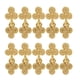 thumbnail image 2 of 10 Piezas Botones de Nudo de Estilo Chino para Decoración de Traje y Cheongsam Oro Zulema Nudo de botón chino, 2 of 8