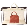 thumbnail image 5 of Unique Bargains Handbag Dust Bags, M Size PVC Dustproof Transparent Purse Protector, Beige, 5 of 5