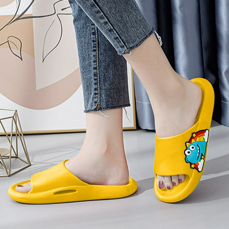 WUANDIXFA Kids Sandals Girls Bow Slippers Cute Flip Flops Summer