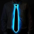 thumbnail image 4 of Light Up Ties, LED Light Up Ties for Men with Power Cord, Adjustable Light Up Ties, Costume Accessories for Party, Bar, School. (blue), 4 of 4