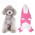 thumbnail image 1 of Bienvenido Otoño Invierno Mascota Felpa Espesar Corazón Melocotón Suave Cómodo Sudaderas Ropa Ropa Abrigada Traje para PerrosRose Red No. 16, 1 of 8