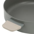 thumbnail image 3 of Oster Ambrose 4.5 Quart Nonstick Aluminum Saute Pan with Lid in Matte Grey, 3 of 6