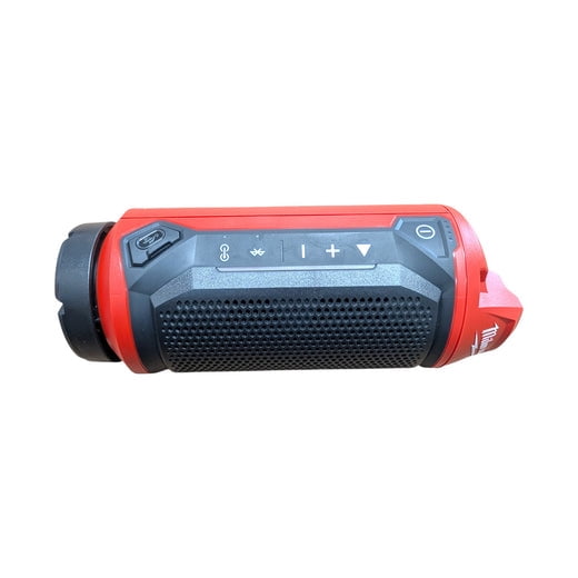 Milwaukee M12 Bluetooth Jobsite Speaker with PACKOUT Compatibility (2955-20) – Bluetooth 5.3, 200 ft Range, Audio Link, USB-C Charging, Tool Only