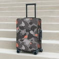 thumbnail image 5 of Travel Luggage Cover Protector - Grey Red Camouflage Anti-Scratch Suitcase Covers Fits 18-32 Inch Luggage, 5 of 5