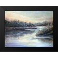thumbnail image 2 of Tre Sorelle Studios 14x12 Black Modern Framed Museum Art Print Titled - Silver Waters landscape, 2 of 5