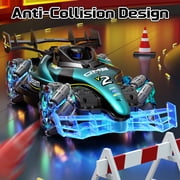 RC Racing Car, 1:12 4WD Toy Cars Buggy 2.4Ghz High Speed Remote Control Car Drift Car, Sideways Driving, with Watch Control.for Boys & Gift for Kids Blue