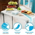thumbnail image 5 of Lifetime 4-foot Fold-in-Half Adjustable Table, Almond - 4432, 5 of 7