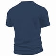 thumbnail image 4 of RYDCOT Men's Golf Shirts Collarless Henry Shirt Cool Quick Dry Athletic Casual Performance Blade Lightweight Waffle Button up T Shirts Navy, 4 of 4