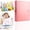 Pink, variant on Clearance Under $10! Pink Artwork Storage Bag Folders With Prongs Expanding File Folders