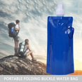 thumbnail image 3 of Bolsas portátiles plegables para agua al aire libre Camping Picnic Carrier (700ml) FLhrweasw  Nuevo, 3 of 7