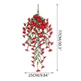 thumbnail image 4 of YiJuHui Artificial Morning Glory Garland, Realistic Silk Flower Hanging Vine, Fade-Proof Waterproof Outdoor Decor for Garden Wall Basket Patio Wedding Arch Home, 4 of 6