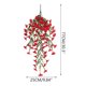 thumbnail image 4 of Guirnalda de campanillas artificiales para colgar en la pared | Guirnalda de flores artificiales para decoración de cestas colgantes de jardín al aire libre, 4 of 6