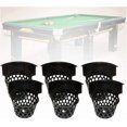 thumbnail image 4 of 6pcs/Set Billiard Basket, Billiard Pool Table Plastic Web Pockets, Plastic Web Billiard Pockets, Pocket Pool Table Accessories Home Entertainment Billiard Ball Storage Basket, 4 of 5