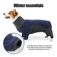 thumbnail image 5 of Soft Fleece Dog Pajamas Pet Jumpsuit Winter Windproof Warm Puppy Rompers for Small Medium Large Dogs Clothes Pet Apparel Outfit (3XL,Blue), 5 of 7
