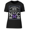 thumbnail image 1 of Poster: 1870, Brooklyn T-Shirt Women -Image by Shutterstock, Female x-Large, 1 of 2