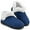 Dark Blue, variant on Ecetana Womens Slippers Faux Fur Warm House Shoes Fuzzy Memory Foam Closed Back Slippers