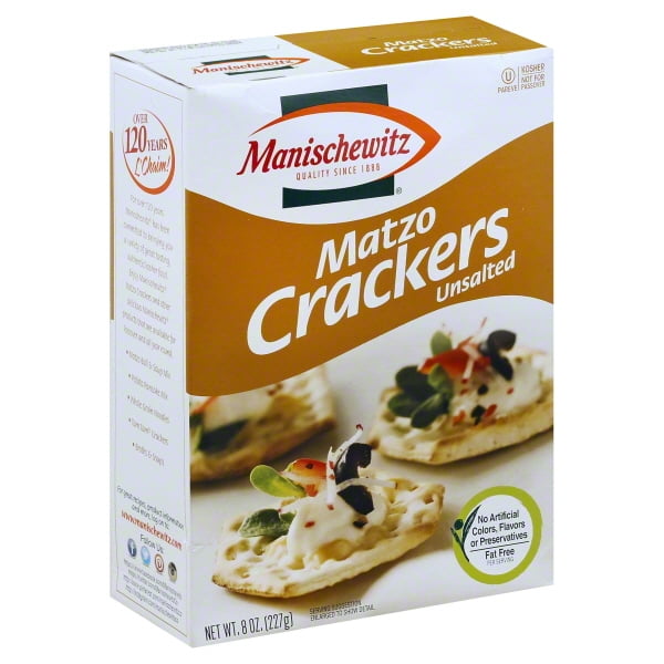 Manischewitz Unsalted Matzo Crackers, 8 oz