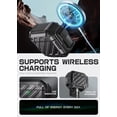 thumbnail image 7 of SUPCASE for Apple AirPods 4 Case with Lock & Carabiner, [IP68 Waterproof] [Compatible with MagSafe] Full-Body Anti-Scratch Hard Shell Waterproof Cover for AirPods 4th Generation 2024, Black, 7 of 7