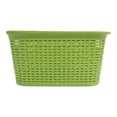 thumbnail image 1 of Caja Chica Mainstays de Plástico Diseño Tejido Verde 5 Litros, 1 of 4