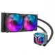 thumbnail image 1 of Sistema de enfriamiento liquido Yeyian YTD-240AL-M1 AIO 2 ventiladores 120mm 64.25CFM ARGB 500-2200 RPM silencioso 31.5 dBA Compatible con Intel y AMD, 1 of 8