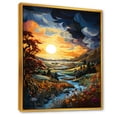 thumbnail image 2 of Designart "Dawn'S Light In The Storm III" Storms Floater Framed Canvas Prints, 2 of 5