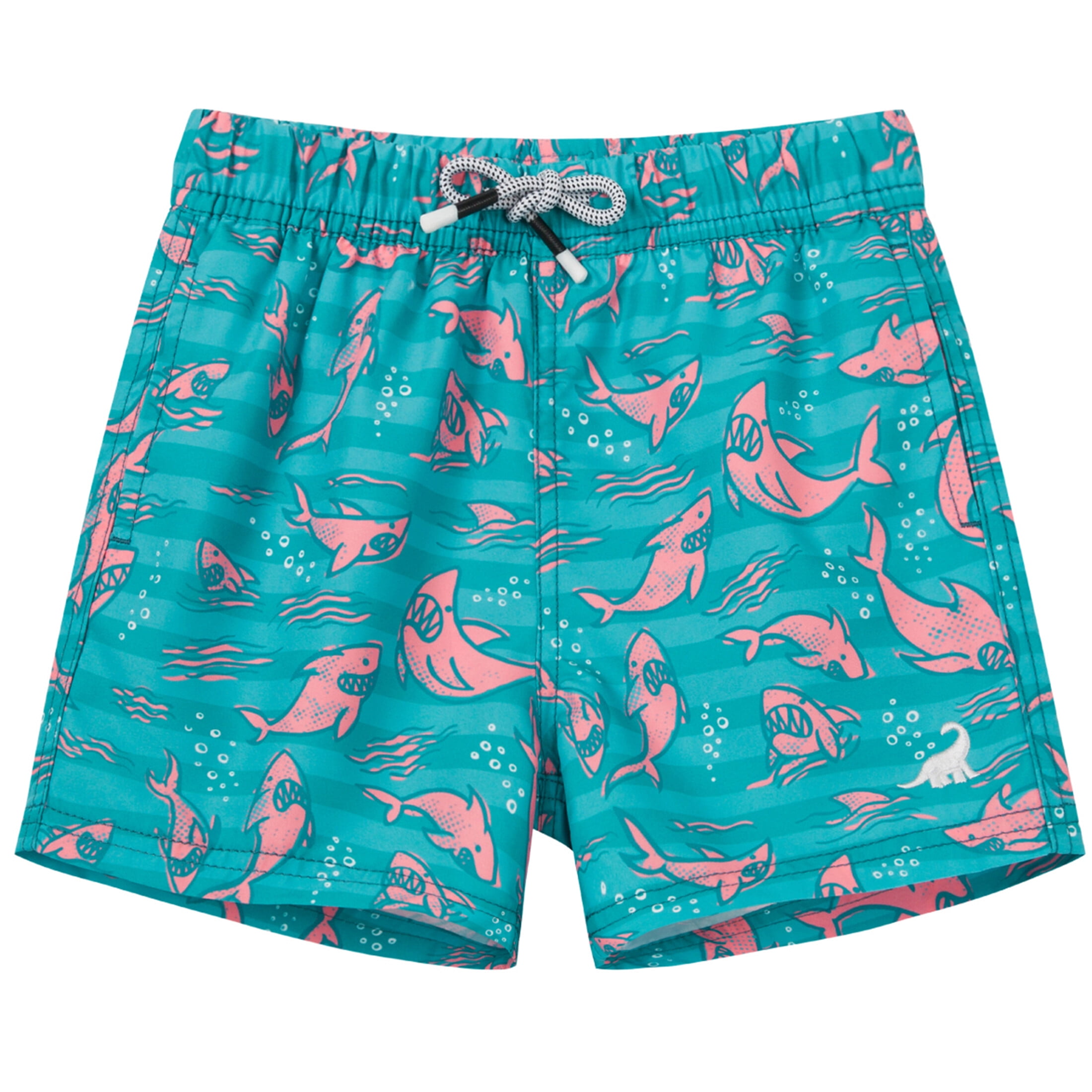 SURFCUZ Boys' Swim Trunks Quick Dry Kids Swimwear Mesh Lined Boy Swim Shorts, UPF 50+, Sizes 3T
