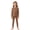 Brown, variant on Haitryli Girls Kids Base Layer Outfit Winter Thermal Top And Bottom Fleece Lined Underwear Set Cold Weather Brown 120