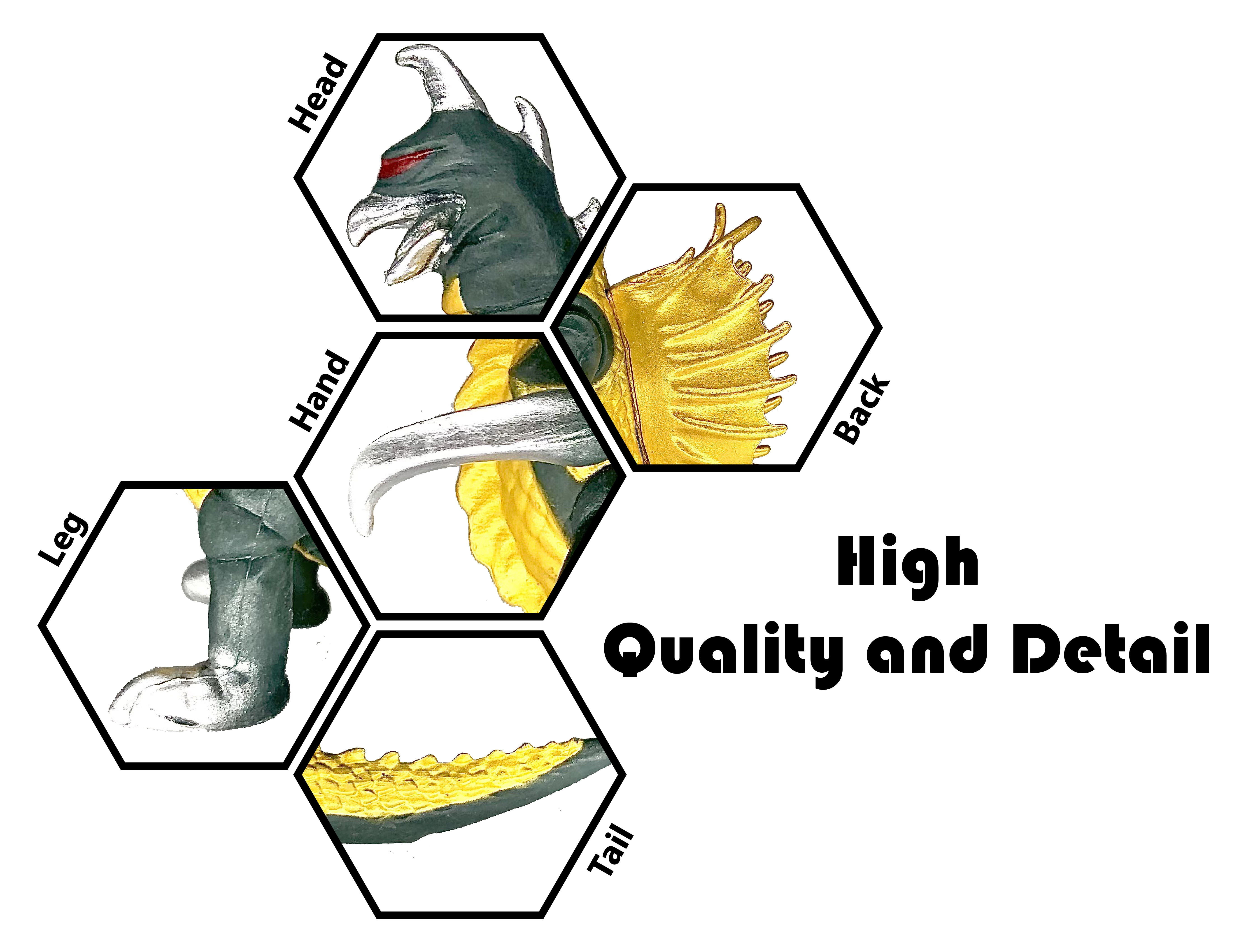 Set of 7 Godzilla Toys with Carry Bag, Movable Joint Action Figures 2021, King of The Monsters Mini Dinosaur Mothra Imago Burning Heisei Mecha Ghidorah Playsets Kids Birthday Cake Toppers Pack