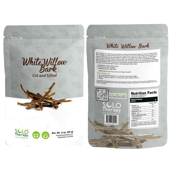 White Willow Bark Herbal Tea - 56 grams - Resealable Bag - 56 grams