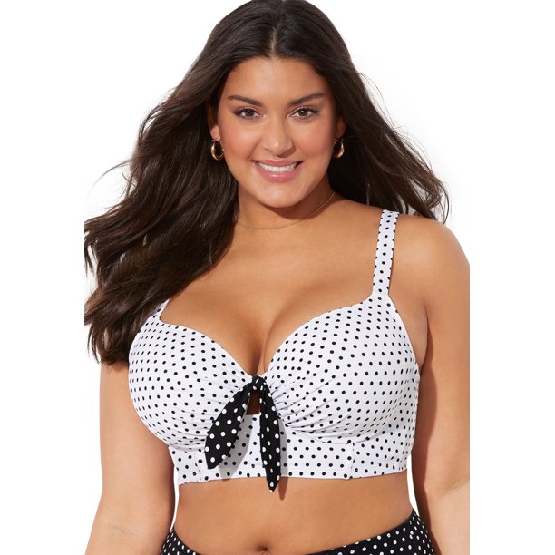 Swimsuits For All Women's Plus Size Confidante Bra Sized Underwire