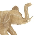 thumbnail image 4 of 9" x 11" Beige Polystone Elephant Sculpture, by DecMode, 4 of 8