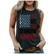 thumbnail image 1 of Camiseta sin mangas con estampado para mujer, blusa sin mangas con gráfico divertido para playa de verano para niñas adultas Fridja gh3984, 1 of 5