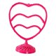 thumbnail image 2 of Soporte para pendientes en forma de corazón. Un regalo bonito y fácil de usar. Ideal para exhibir pendientes en casa. Rojo, 2 of 8