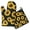 Black Sunflower, variant on White Sunflower Kitchen Oven Mitt and Pot Holder Sets 2 Pcs for Baking, Cooking and Grilling, Heat Resistant Up To 392 °F