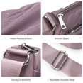 thumbnail image 7 of KXF Women Nylon Crossbody Satchel Purse, Lightweight Waterproof Multi Pocket Handbag for Daily Commute, 7 of 7