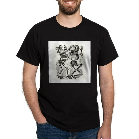 CafePress - Calaveras Black T Shirt - Men's Classic Graphic Cotton T-Shirt