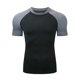 thumbnail image 2 of Ceisia Men's Compression Raglan Sleeve T-Shirt High Elastic Quick Dry Athletic Crew Neck Top Gift, 2 of 5