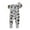 Grey, variant on Baby Space Rocket Print Zipper Footless Romper Toddler Neutral Sleep & Play Outfit Size:3-6 Months