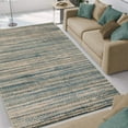 thumbnail image 4 of BNM Eclectic Abstract Line Design Indoor Rug, 8' x 10', Blue, 4 of 5