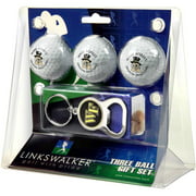 LinksWalker LW-CO3-WFD-3PKB Wake Forest Demon Deacons-3 Ball Gift Pack with Key Chain Bottle Opener
