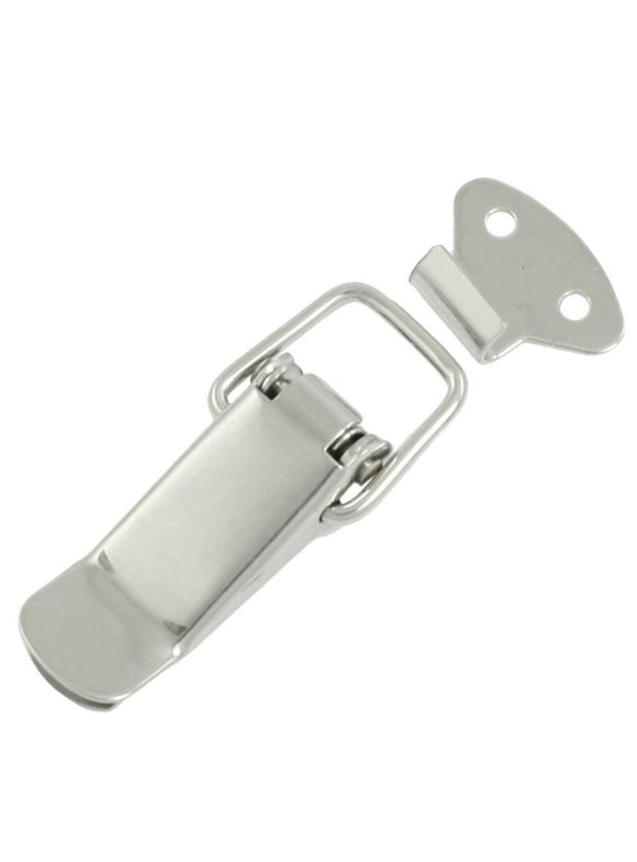 Cabinets Metal Spring Loaded Draw Latch Silver Tone