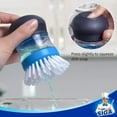 thumbnail image 4 of Soap Dispensing Palm Brush Storage Set, Kitchen Brush with Holder for Pot Pan Sink Cleaning - -, 4 of 8